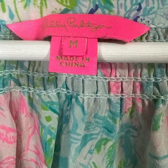 Lilly Pulitzer Elsa Blouse Size Medium in Bohemian Queen Print - Picture 5 of 6